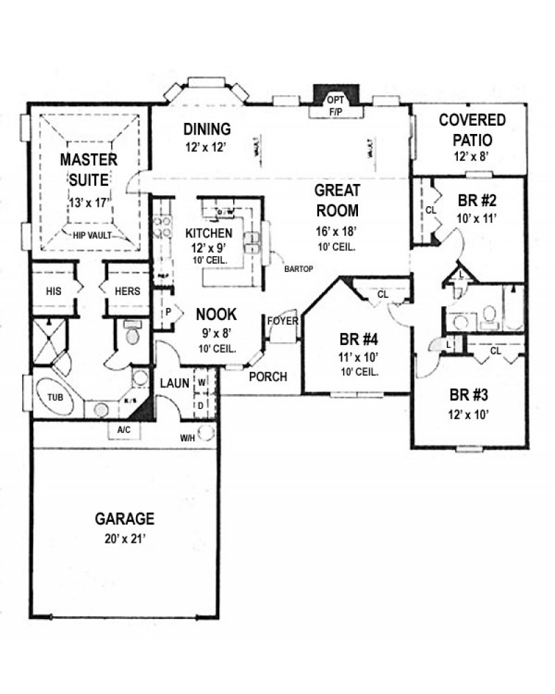 House Plan H1773A Contemporary