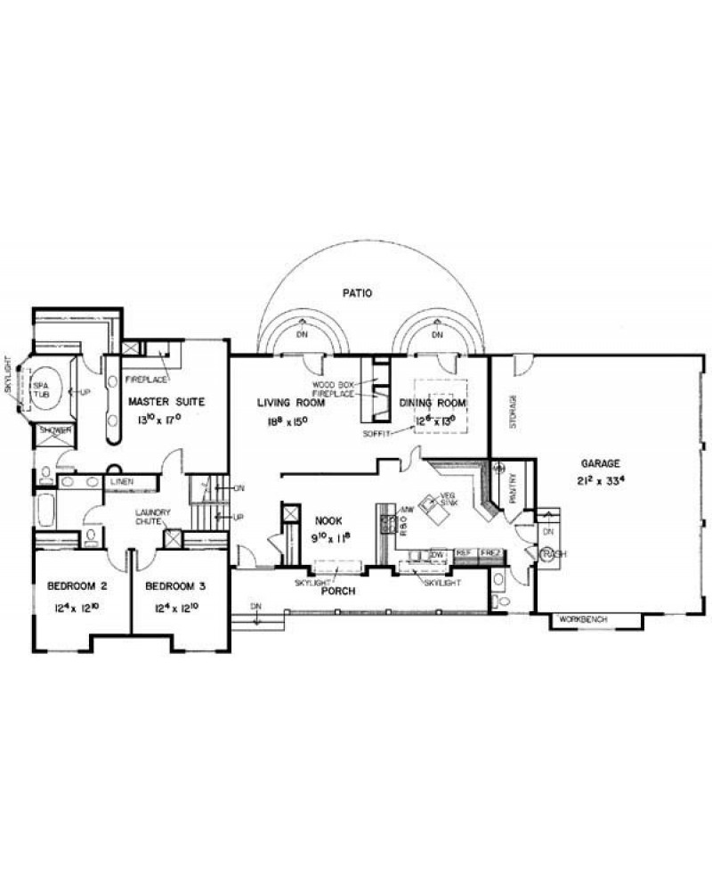 House Plan L22883 Contemporary