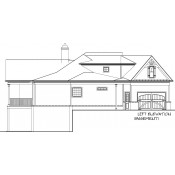 LEFT ELEVATION BASEMENT PLAN