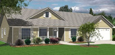 Ranch Style House Plan 1458-SLM 3 Bedroom 2 Bath