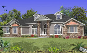 Traditional Style House Plan H3257A