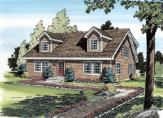 Cape Cod Style House Plan