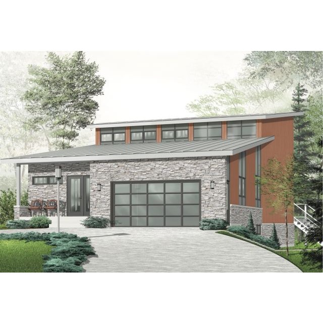 Contemporary House Plan DD3950