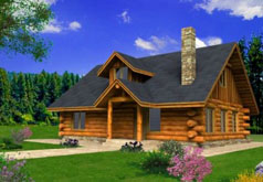 Cabin House Plan ghd 1082